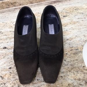 Brown suede Donald plainer shoe boot